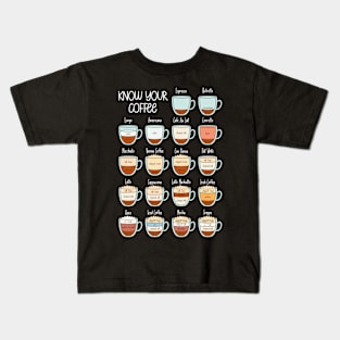 Know Your Coffee Kids T-Shirt